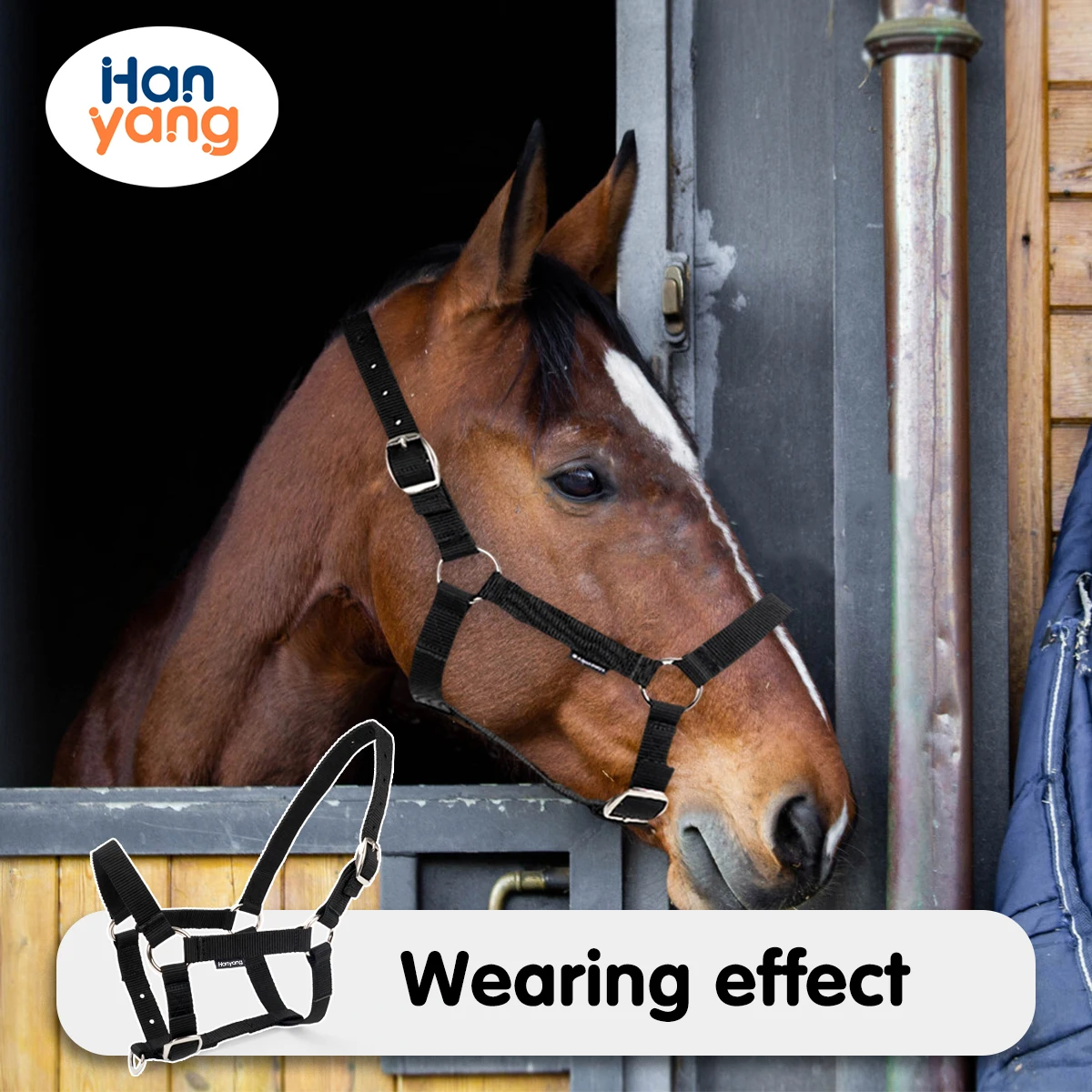 OEM Custom Nylon Horse Halter equipment bridle equine products horse halter turnout horse accessories bridle nylon halter