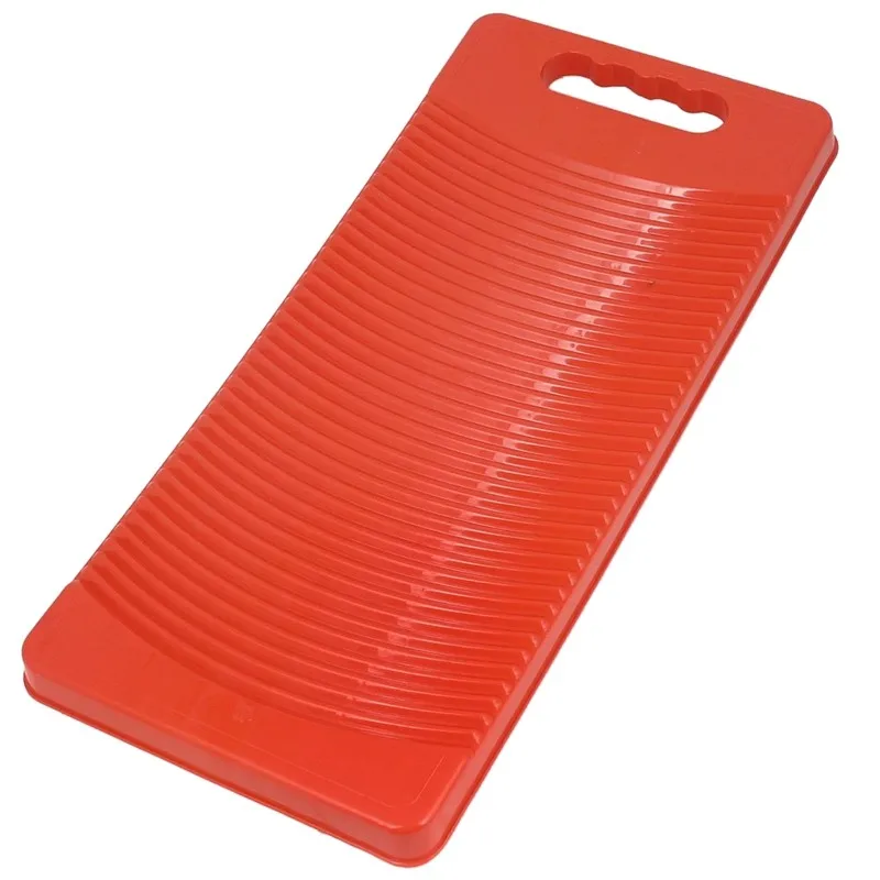 Quality Plastic Rectangle Washboard Wash Clothes Board 50cm long red green blue
