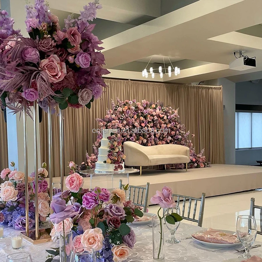 Wedding Flowers Silk Artificial Rose Ball Wedding Decoration Centerpiece Flower Ball