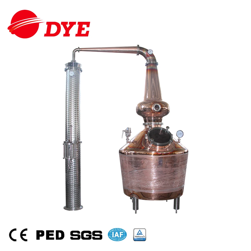 600gallon alembic copper still whisky distillery Pot Still whiskey distillation equipment for sale