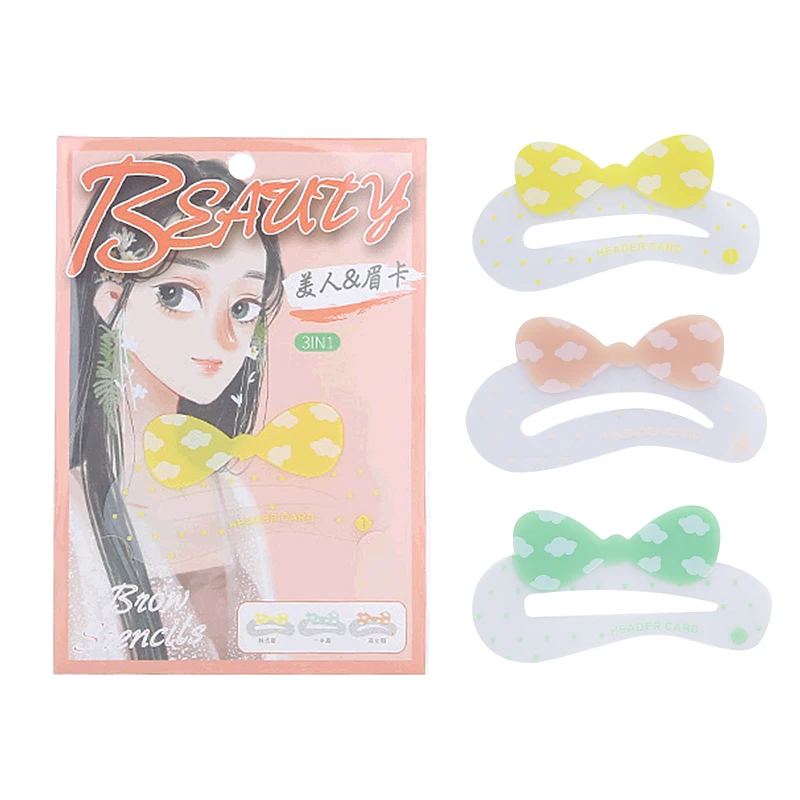 Lameila 3 предмета в комплекте, новинка, глаз формируя инструменты для макияжа бровей трафареты метка частного назначения EVA бровей Трафарет для бровей Шаблон A0203