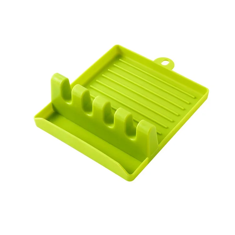 Kitchen gadgets holder non-slip heat resistant pot clip kitchen utensil spoon holder rest