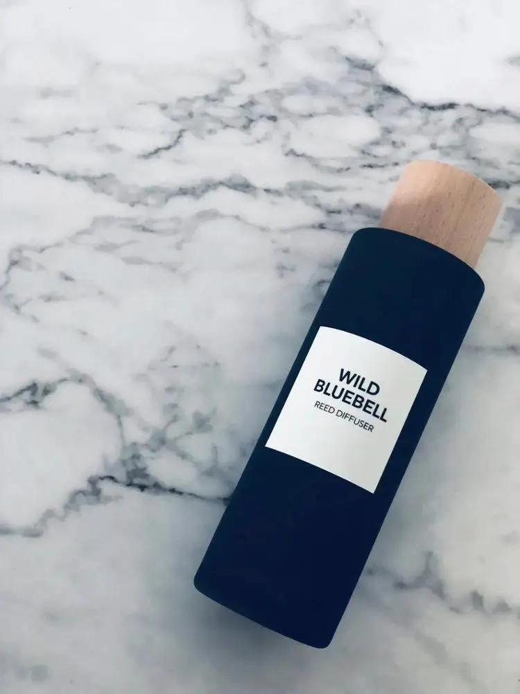 150ml perfume oil reed diffuser in glass bottle with wooden cap