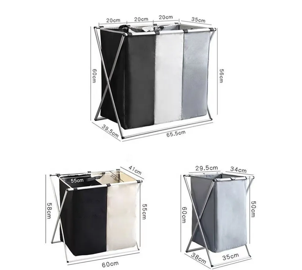 Foldable Washing Storage Dirty Clothes Bag Laundry Cloth Hamper Sorter organizer
