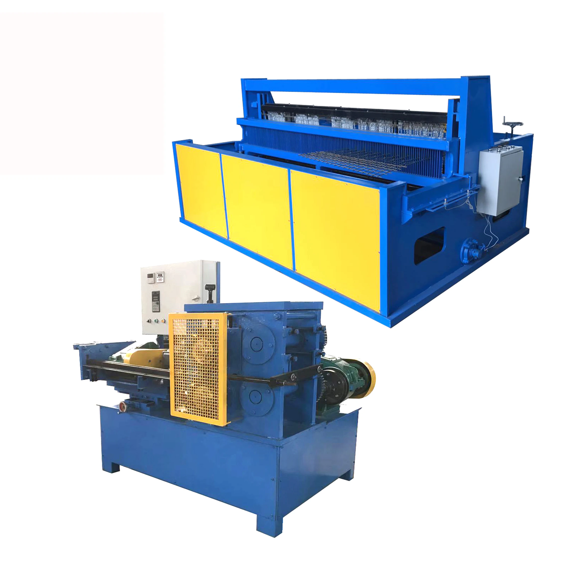 hydraulic  manganese steel  wire mesh weaving machine wire diameter 6-12mm for produce  mine support mesh