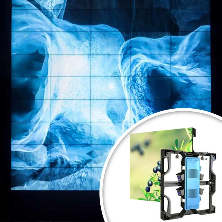 Shenzhen Outdoor High Definition Led Video Display Rental Seven Segment P3.91 Pixel Led Light Display Cabinet Screen