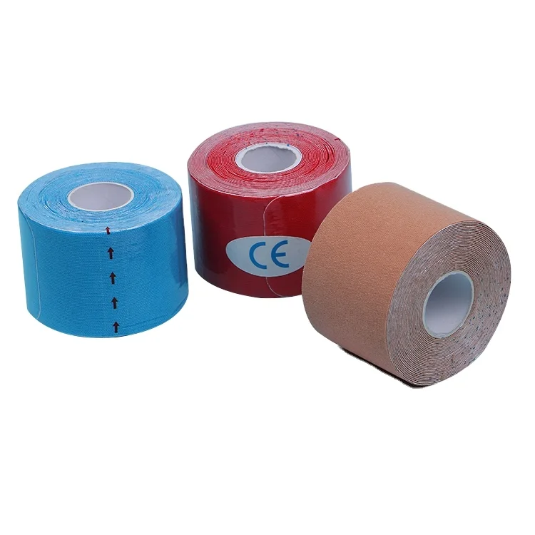 OEM Accepted Waterproof Cotton Elastic Sports Kinesiology Muscle Tape athletic tape sport tape