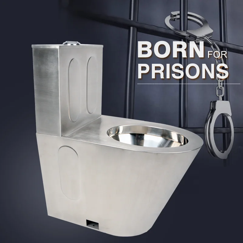
YUSUN Satin Finished Stainless Steel Toilet Pan For Prison Jail 