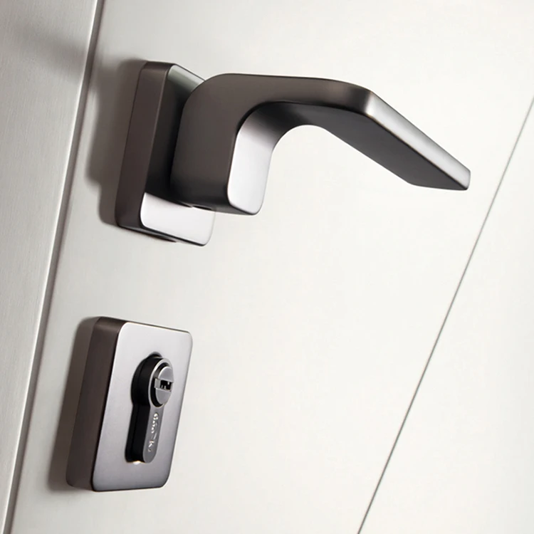 European Zinc Alloy Door Lock for Interior Doors American Anti-theft Room Safety Door Lock Set CL-0756