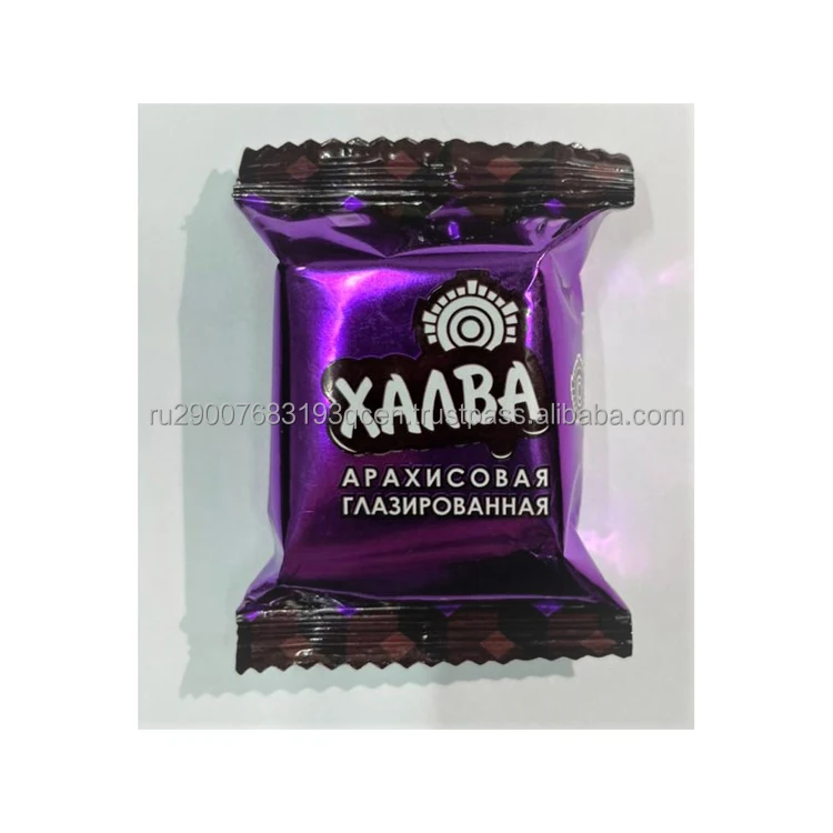 Высококачественный вкусный арахис halva с шоколадным флайсером 25 г упаковано для продажи от производителя