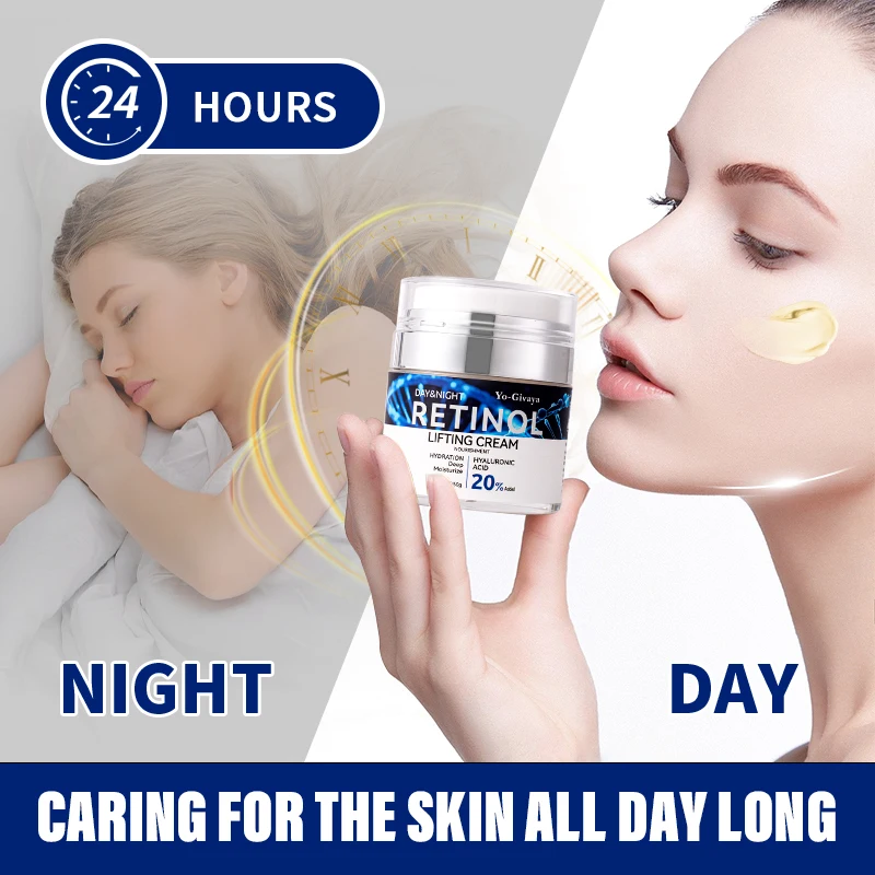 Vitamin A Anti Aging Moisturizer for Face and Neck,Wrinkle, Retinol Complex Hydrating Day & Night Reduce Fine Lines