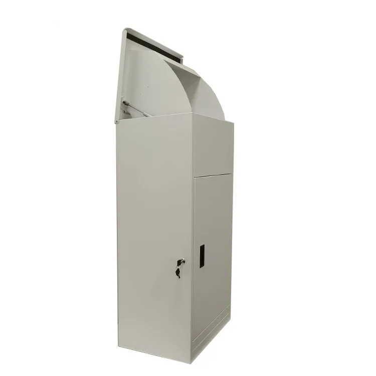 Custom Made American Stylish Outdoor Antirust Inbuilt Mailbox Parcel Delivery Drop Box Parcel Box