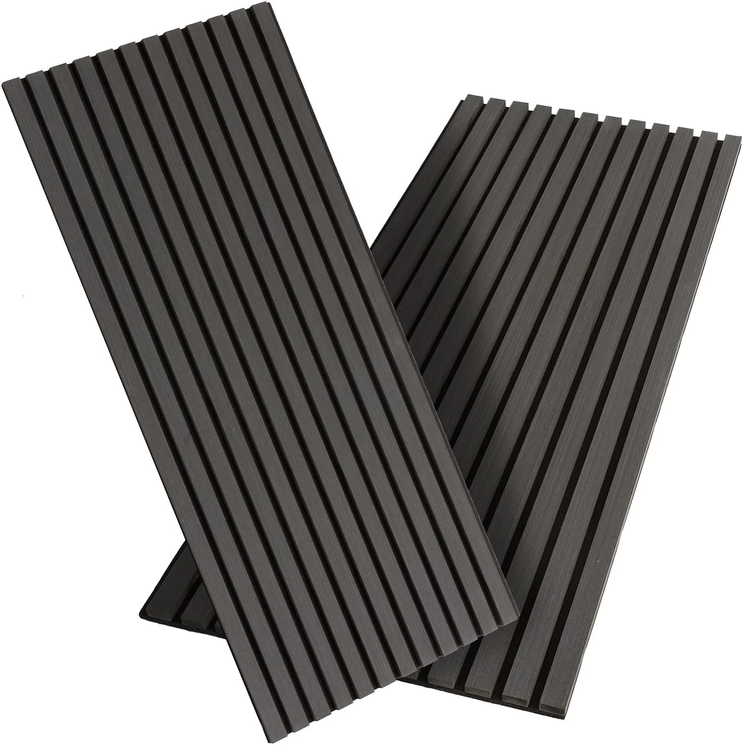 KASARO Decorative Wall Panels Sound Proofing Acoustic Slat Wood Wall Panel Felt For Bedroom Decoration