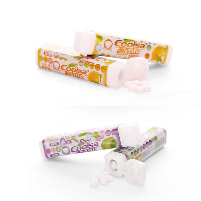 Custom made tablet candy mint strips