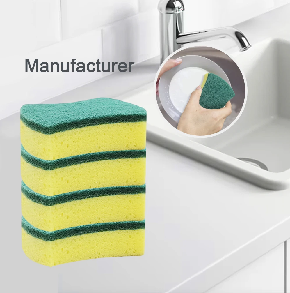 Waist-shape kitchen sponges Bowl Dish washing sponges Pot Cleaner dish sponges