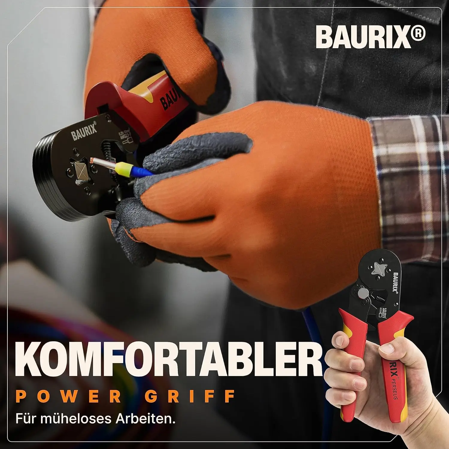 High quality HSC8 6-4A Copper Cable Tube Cord Crimp Tools set(1800Terminal+Crimping Pliers)