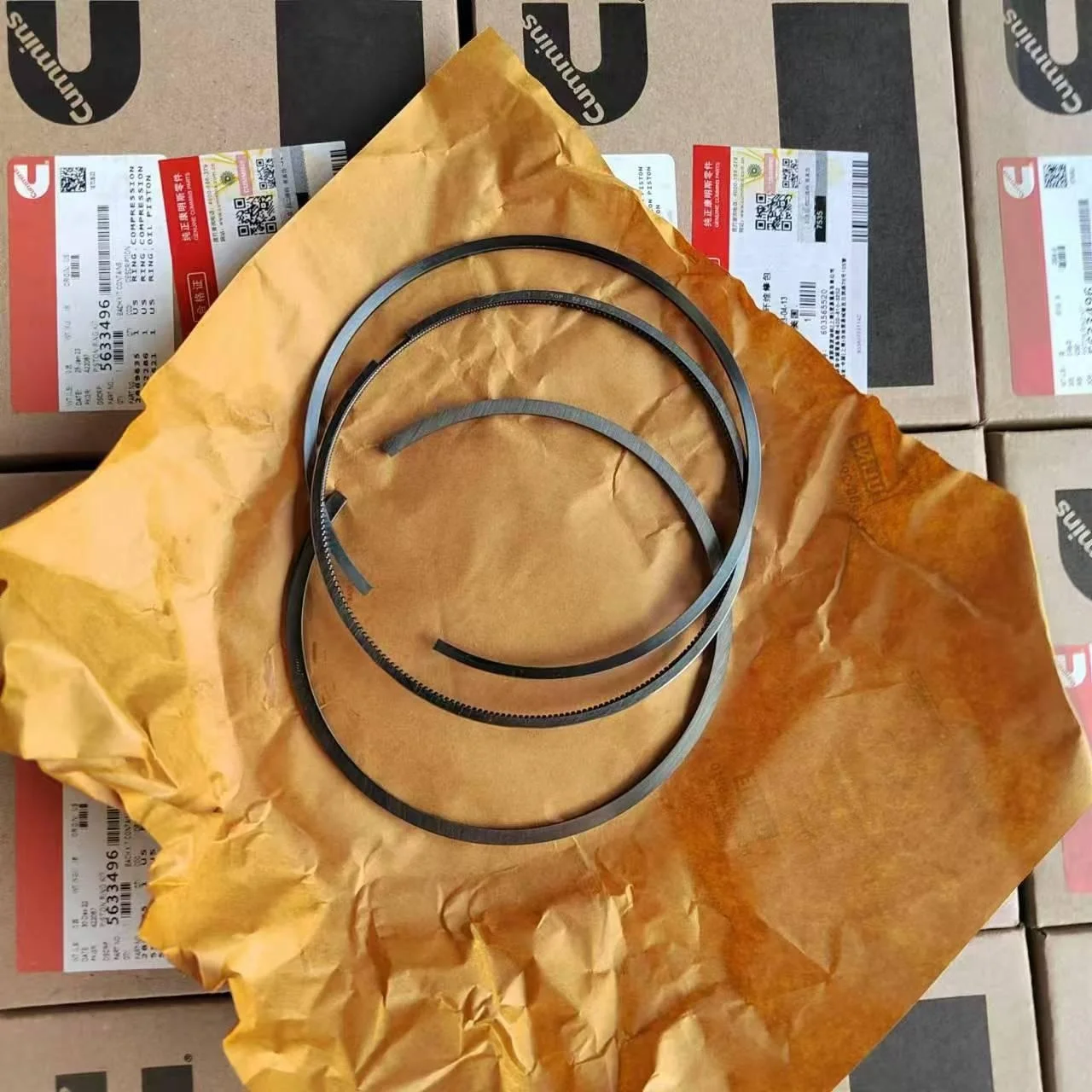 Прочные двигатели Cummins QSX15 комплект портового поршня в сборе 5633496 4376499 поршневых 5302254 с кольцевым штифтом для