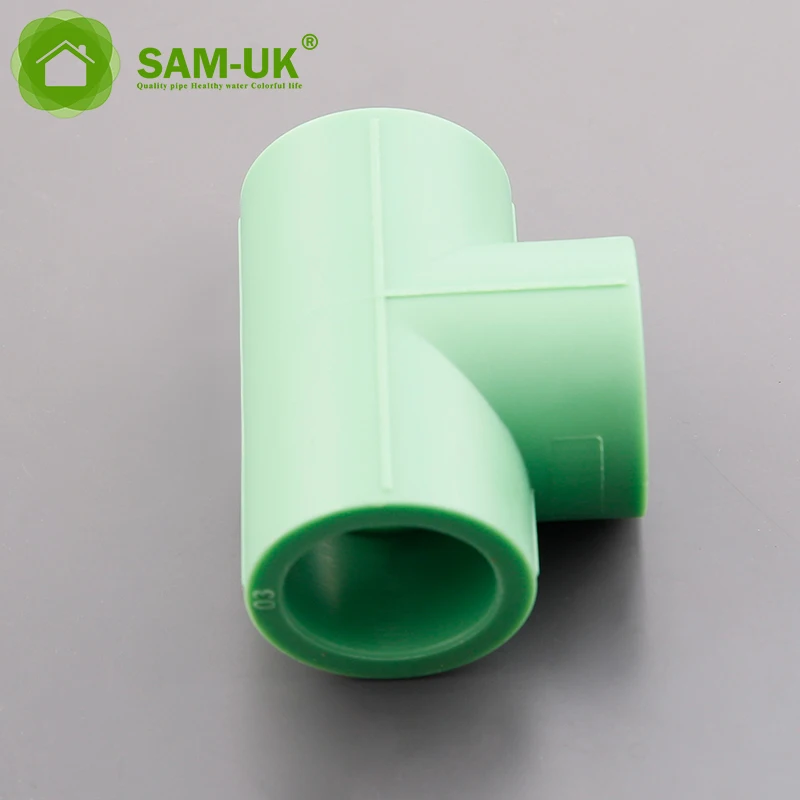 SAM-UK factory speciality product ppr pipe tee pipe fitting water supply 200mm ppr pipe and fittings