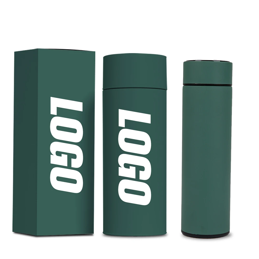 High Grade 500ml Vacuum Thermoses Insulated Stainless Steel Smart Water Bottle for School Student