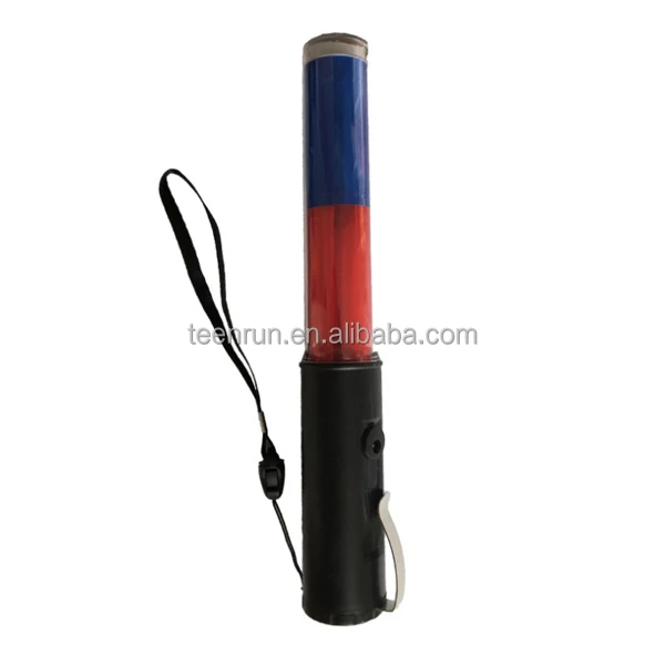Length 26cm LED Traffic Wand Baton Battery Powered Traffic Signal Control Baton
