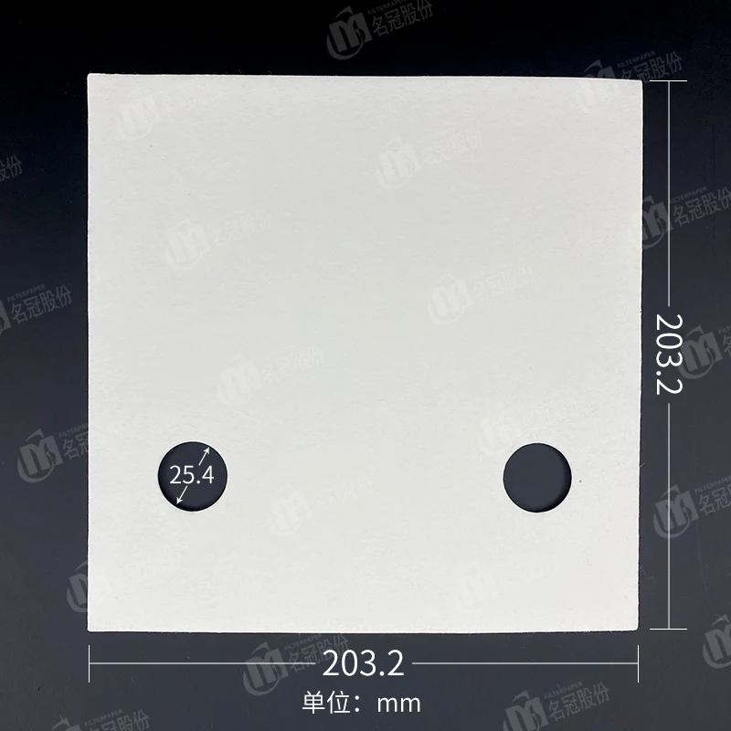 Filter paper for filter press liquid filter paper