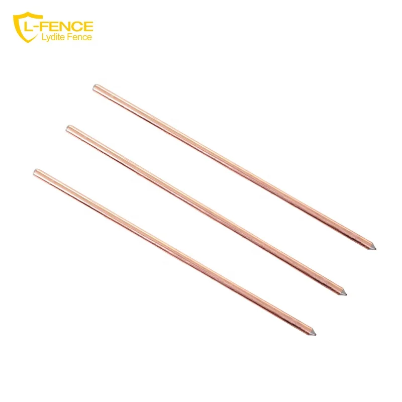 Lydite Lightning Strike Electrode Earthing Rod Great for Electric Fences Portable ground rod earth rod copper plated