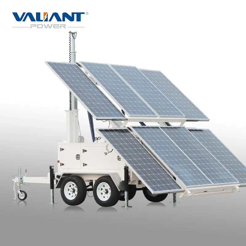 Solar Power Mobile portable  trailer
