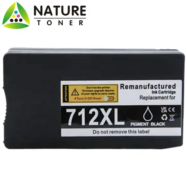 Совместимый картридж 3ED67A 3ED68A 3ED69A 3ED70A 3ED71A 712XL для HP DesignJet T650 T630 T250 T230 T210 студийный стальной