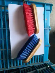 Solid wood horse grooming cleaning brush horse body brush