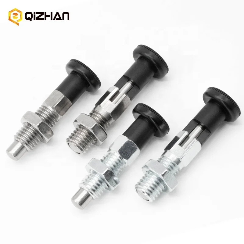 GN717 Stainless Steel Carbon Steel M6 M8 M10 M12 Plastic Knob Spring plunger Indexing Plunger