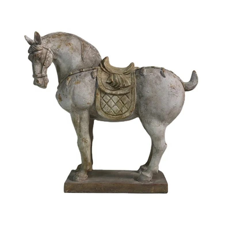 chinese horse resin sculpture molds animals home decoration polyresin Art Decorative Objects for living room