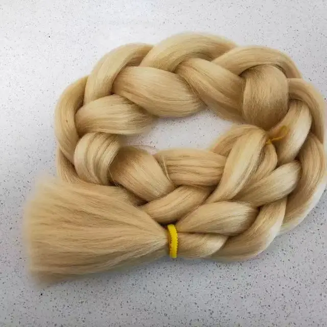 Discount price Prestretched braiding hair wholesale 165g braids Yaki Texture Synthetic Hair  Extension natural box hair