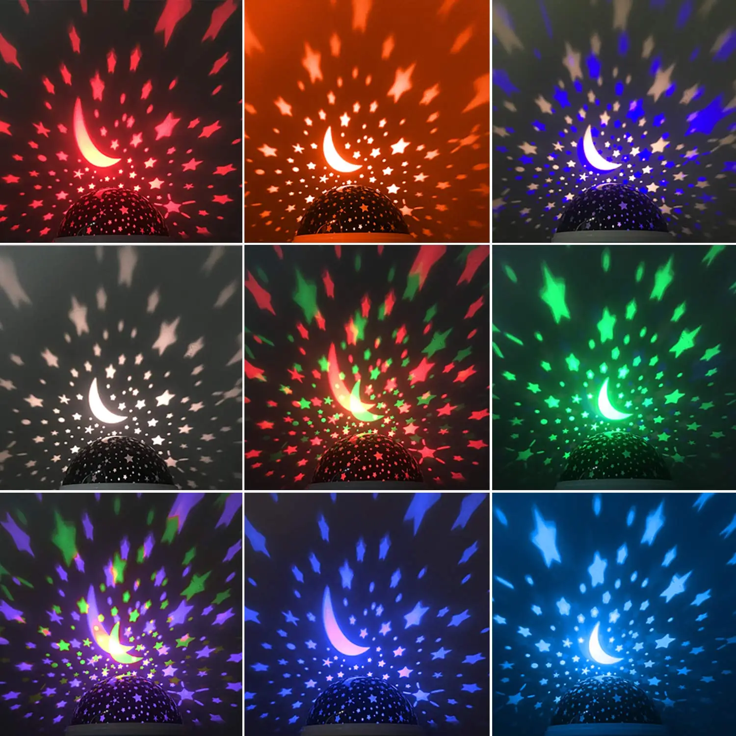 TIANHUA Wireless Star Smart mini 3d Baby Moon galaxy Star led Night light projector For Kids Children Product
