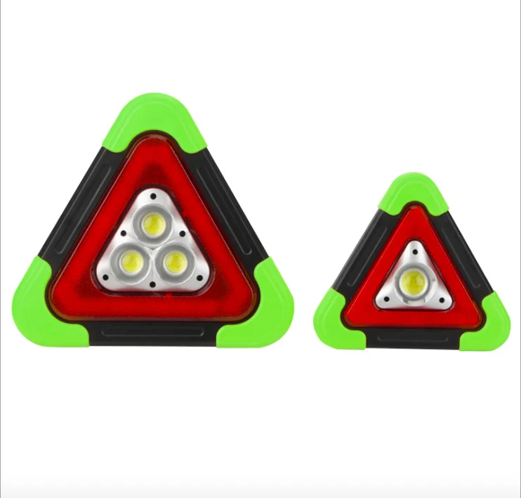 Emergency Parking Safety Solar Powered LED Warning Triangle Signs
