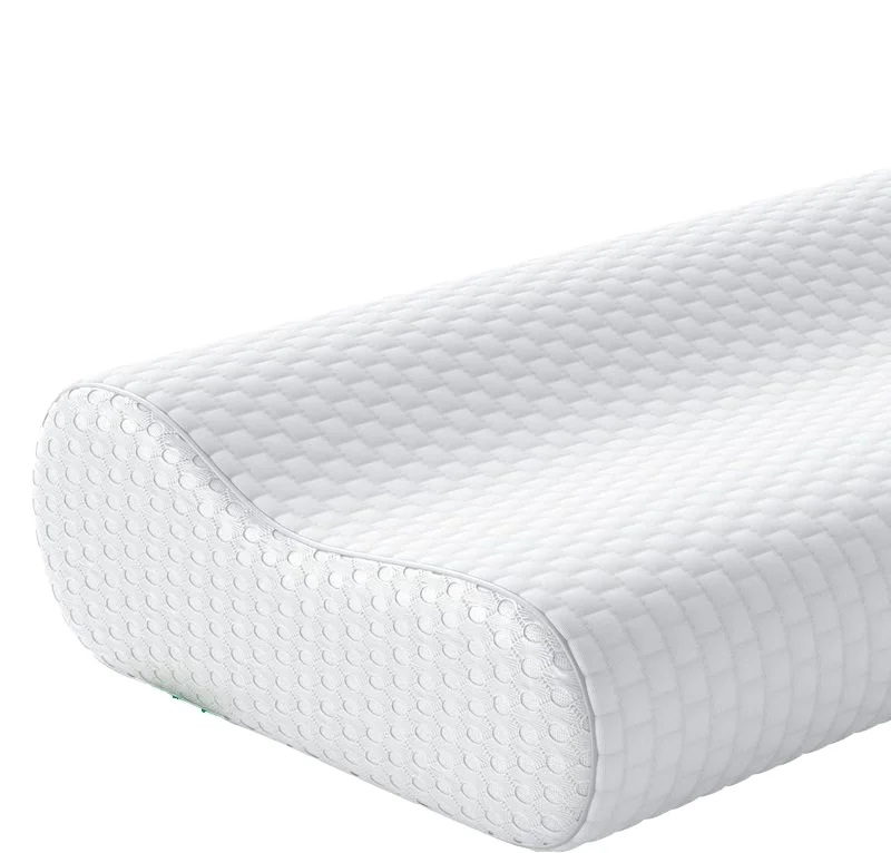 Custom Bed Sleep Factory Embroidery Orthopedic Memory Foam Contour King Size Pillow with OEKO-TEX 200TC Neck Features