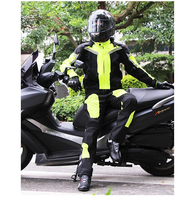 Motorcycle Jacket For Men Textile Motorbike Jacket Racing Suit Biker Riding Jacket CE Approved Waterproof Suit