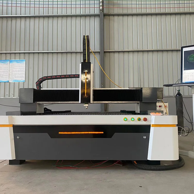 2024 New 3000W Fiber Laser Cutter Gantry Type Metal Sheet Water-Cooled Machine Construction Stainless Steel Automatic Laser