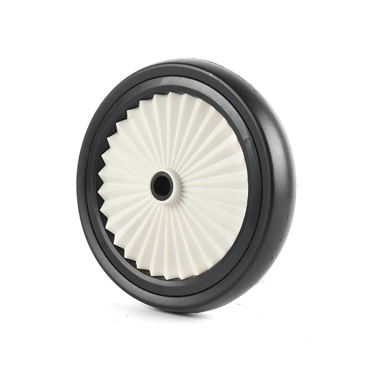 7 Inch Plastic Hub Pu Foam Tire Wheel Eva Foam Wheel for Baby Stroller
