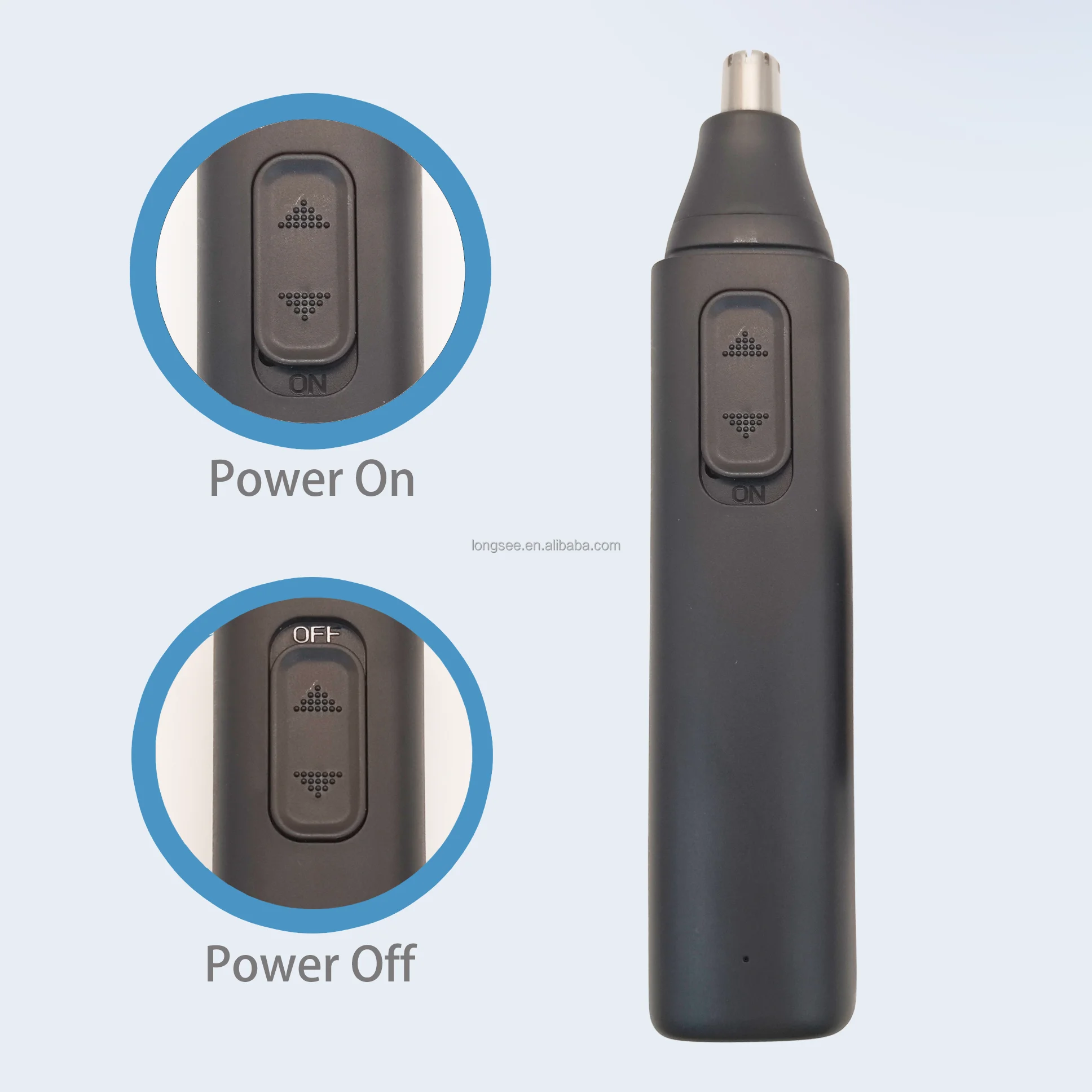 Rechargeable nose ear hair trimmer nose electric shaver men removal cutter clippers waterproof nose trimmer shaver for men