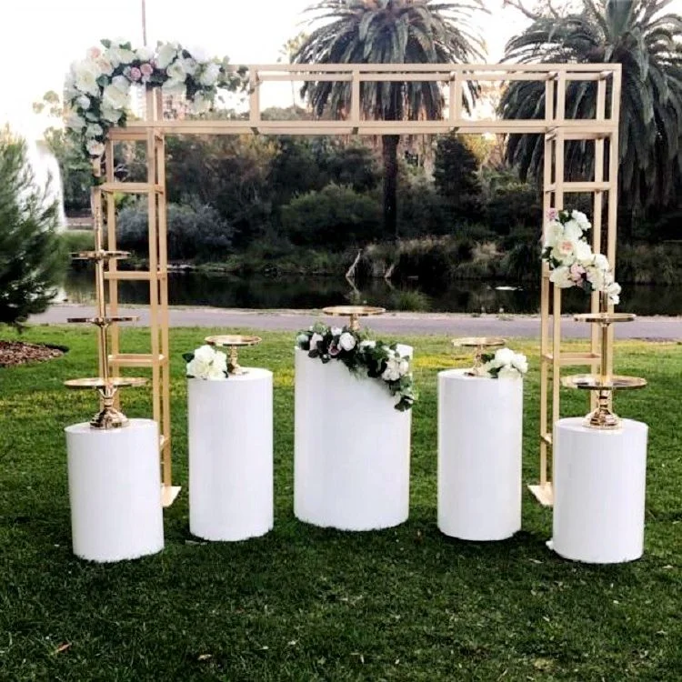 Supplies column white pedestal display acrylic round plinth Event wedding flower stand for wedding marriage party decoration