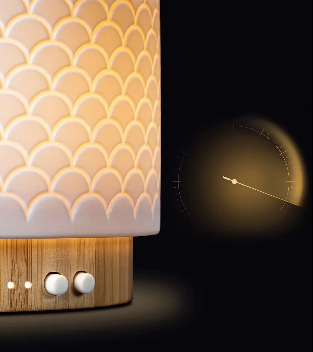 Оптовая продажа, керамическая стеклянная бамбуковая ультразвуковая ароматерапевтическая машина SOICARE, диффузор эфирного масла