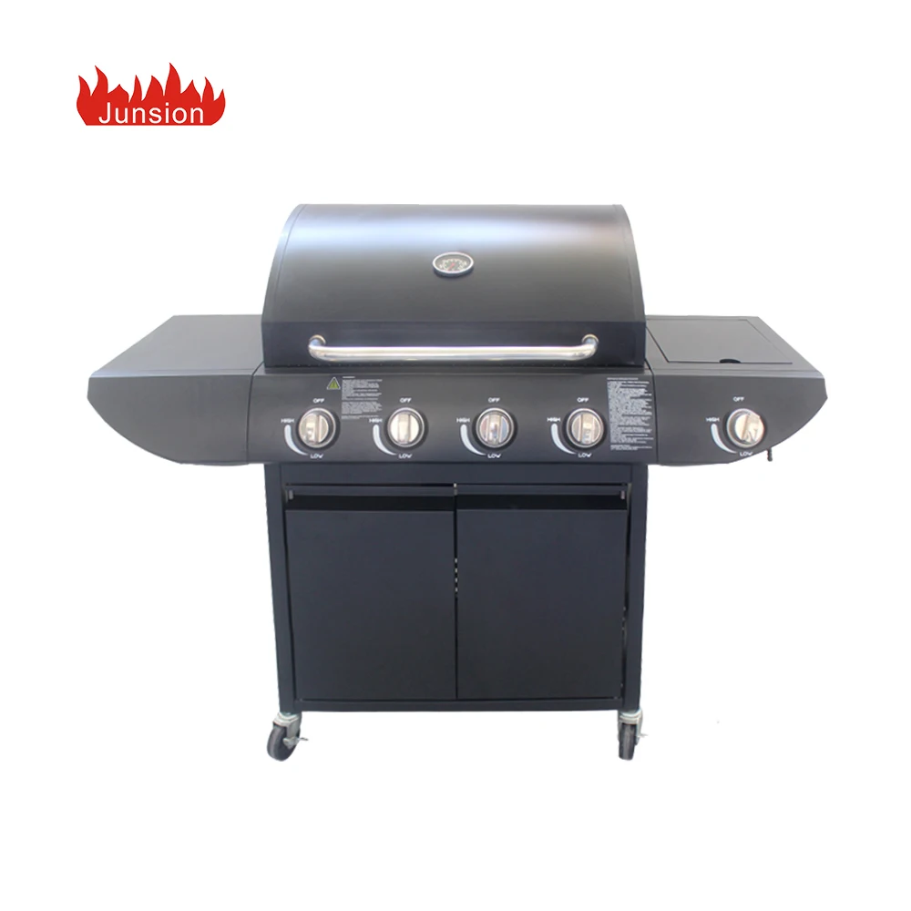 
Europe Russian Wholesale Custom Barbecue 4 Burners Gas Butane Portable Smokeless Indoor BBQ Grill 