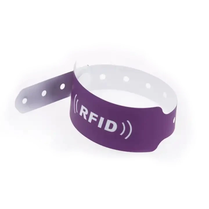 Wholesale Ultra-light C RFID Medical Bracelet Hospital NFC Paper Wristbands For Events