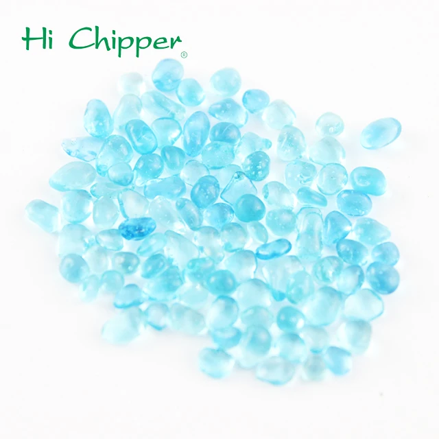Recycled Glass Bead Crushed Glass Used for Swimming Pool Decoration
