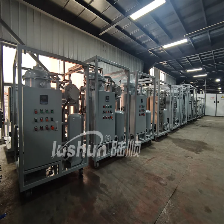 hydraulic lube oil cleaning equipment turbine engine lubricating oil filtration purification machine price