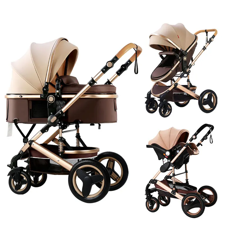 Portable 3 In 1 Baby Pram, Hot Sale 3 In 1 Baby Pram, Concise Baby 3 In 1 Stroller/