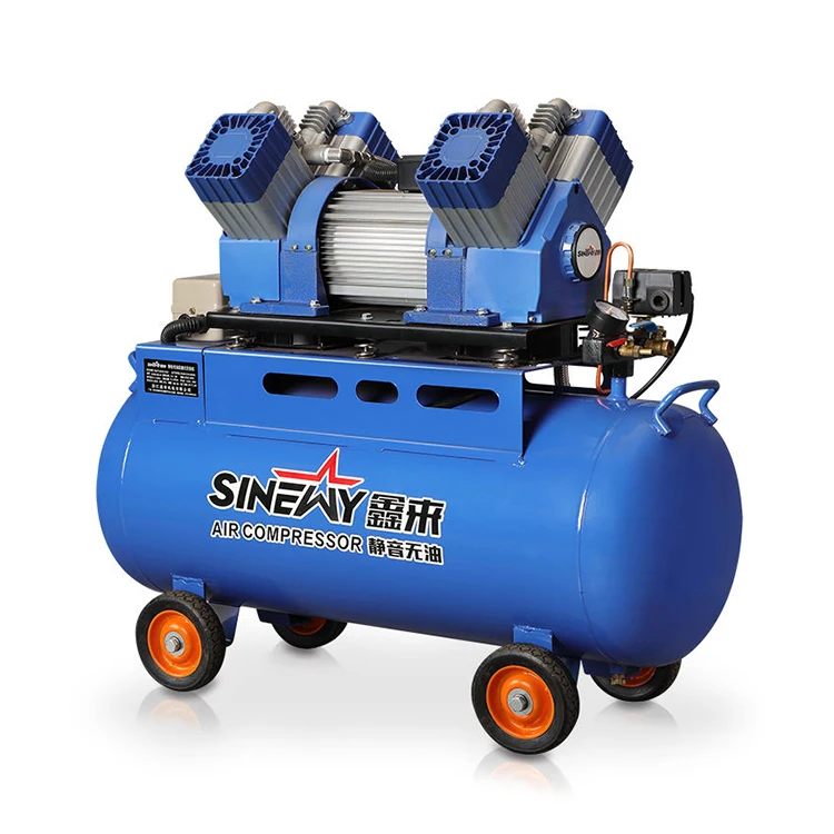 Compresor Pequeno China Silent Type Medical Laboratory Dental Oilless Silent Type 90L Air Compressor