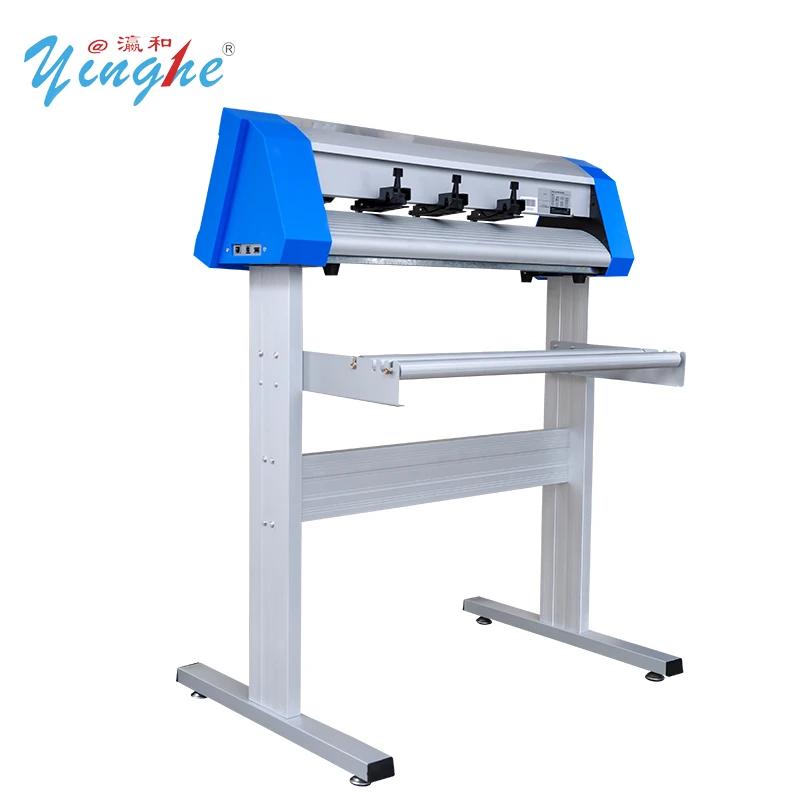 Yinghe 630G Contour Cutting Plotter Automatic Laser Position Paper Vinyl Mobile Sticker Printing Machine Cheap price USB Using