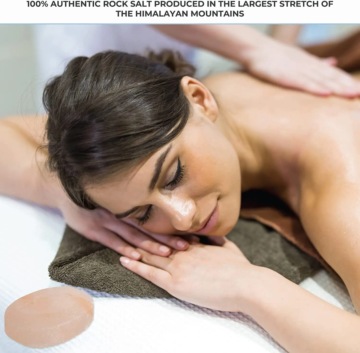 Himalayan Natural Mineral Massage Salt Soap for Pressure Relaxation and Fatigue Health Crystal Salt Stone