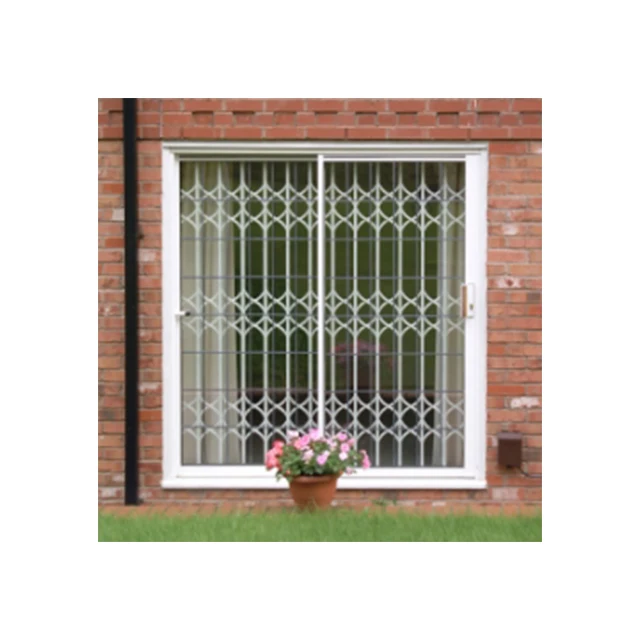 Modern security metal window grill wrought iron window grill for house